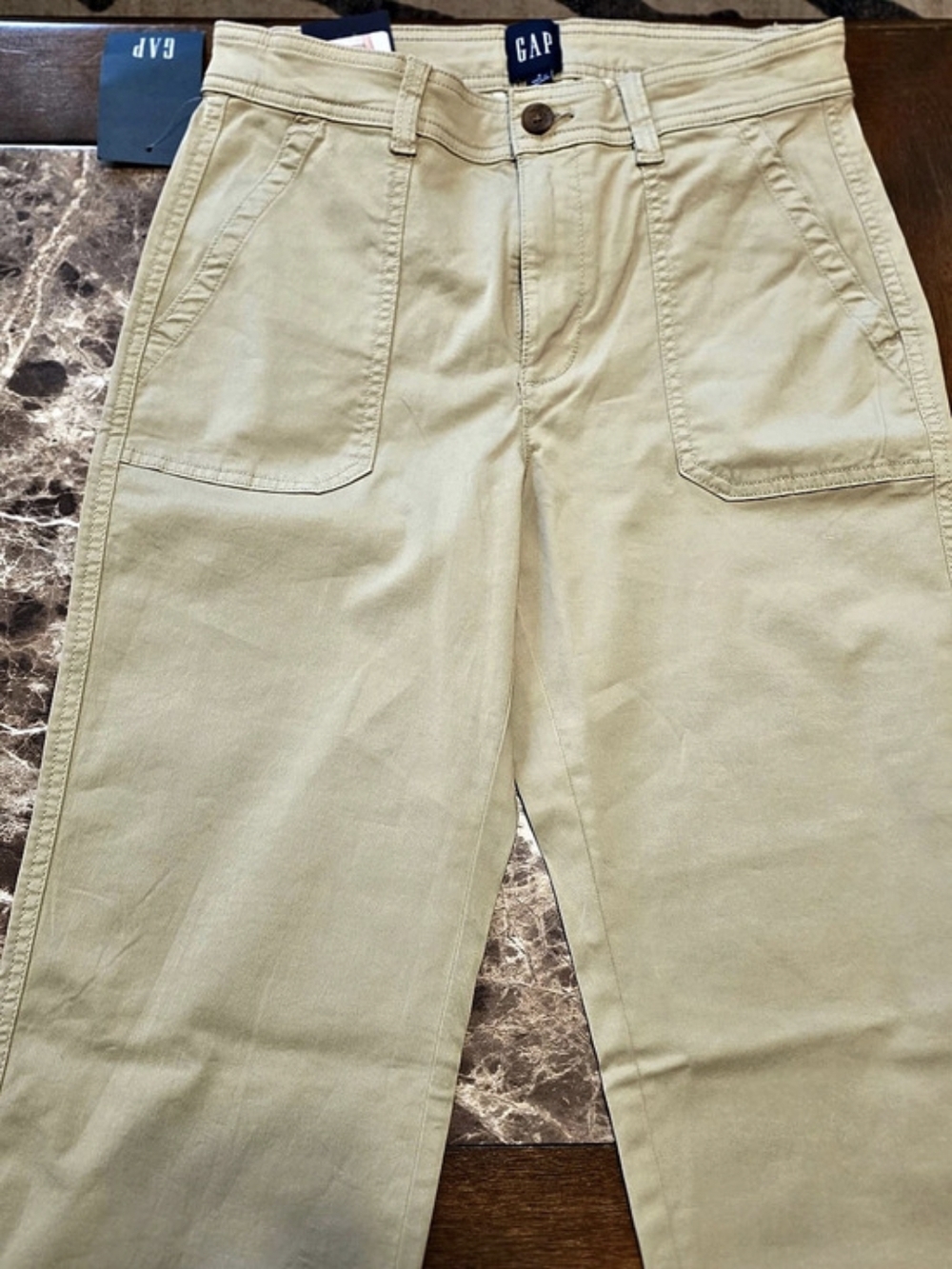 Gap Ankle Trouser Beige Size 4